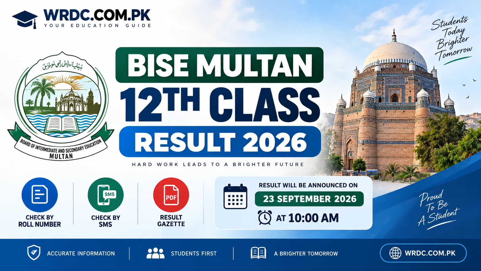 BISE Multan 12th Class Result 2026 – Check Your Result Online